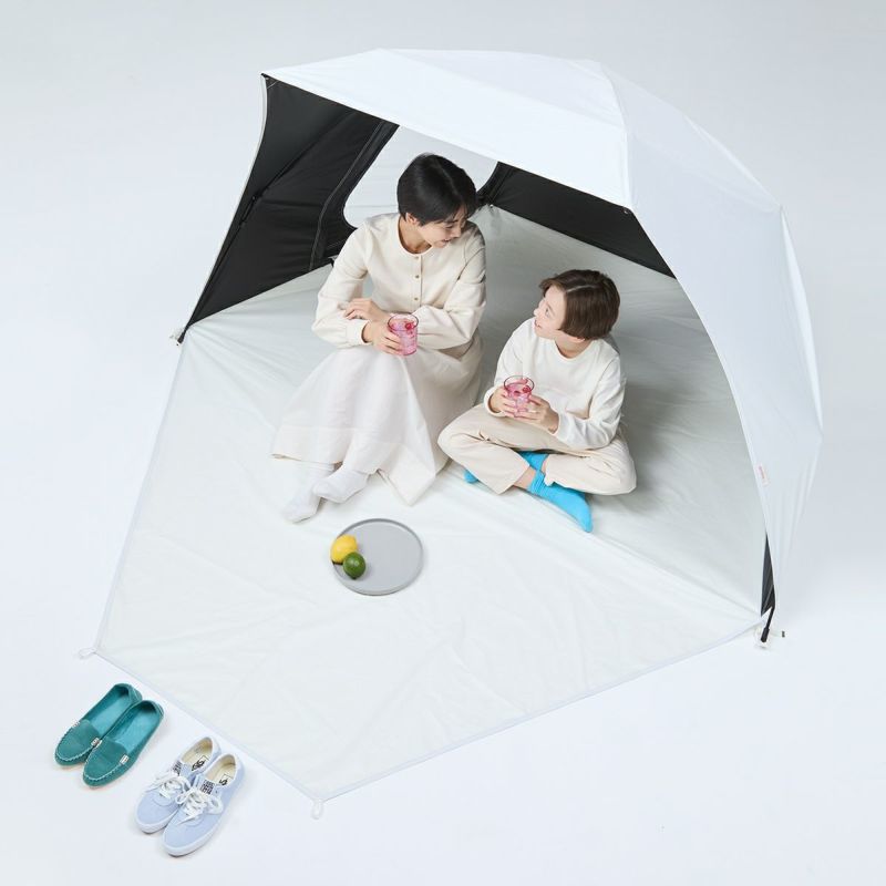 yocabito ヨカビト cocoon コクーン サンシェード ワンタッチテント 日よけ 白 シンプル おしゃれ